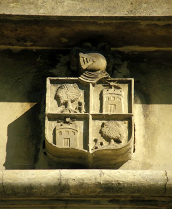 Escudo de piedra, barrio La Merced. Helmuth Dumfahrt
