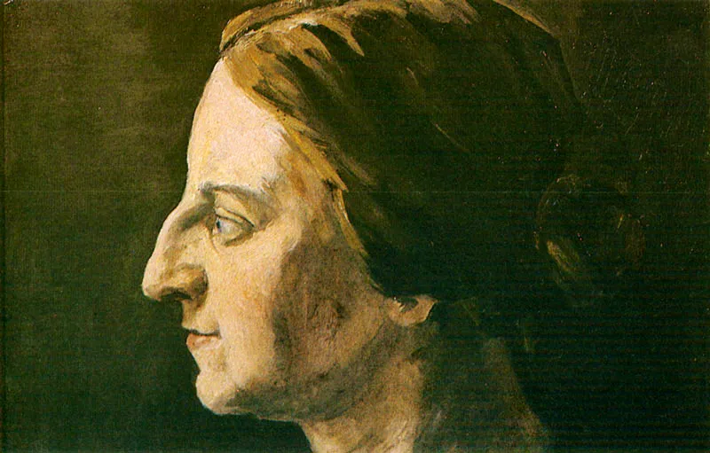 Cabeza (Esposa del artista). leo. 1926 