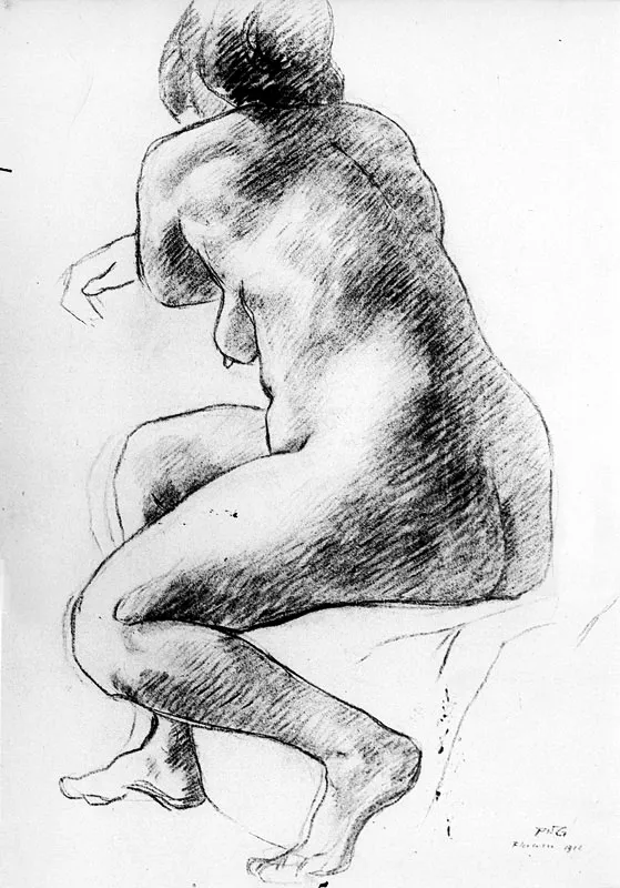 Dibujo al carbn (Florencia 1926) 