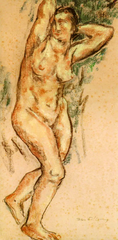 Desnudo. Pastel. 1934 