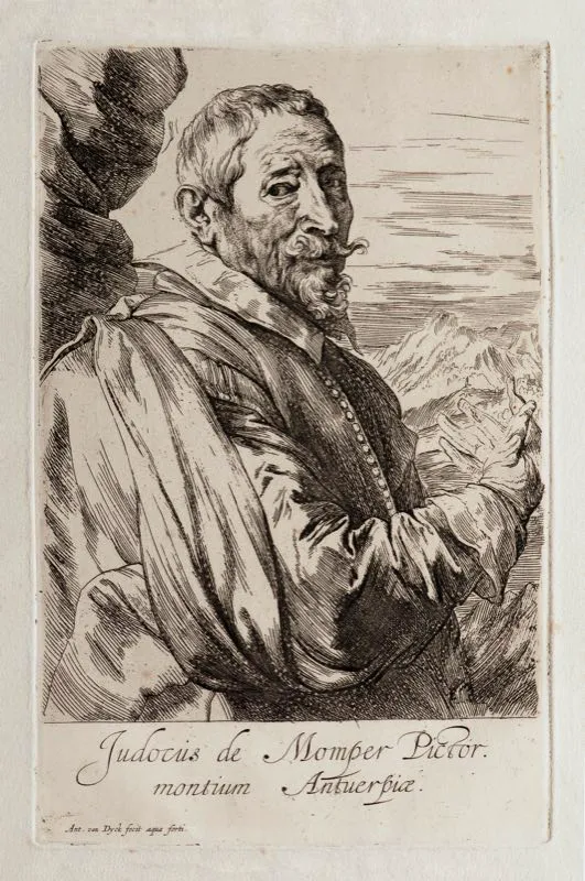 Anton van Dyck (invent y grab) / Chalcograpie du Louvre (imprimi) / Judocus de Momper / Siglo xvii / Grabado en metal  / 42,9 x 30,6 cm
 