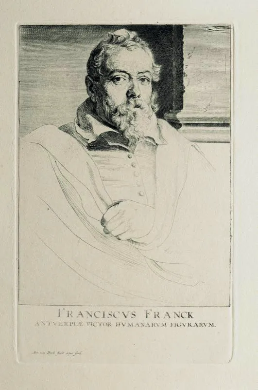 Anton van Dyck (invent y grab) / Chalcograpie du Louvre (imprimi) / Franciscus Franck / Siglo xvii / Grabado en metal / 45,5 x 31,4 cm
 