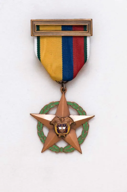 Medalla de servicios. 