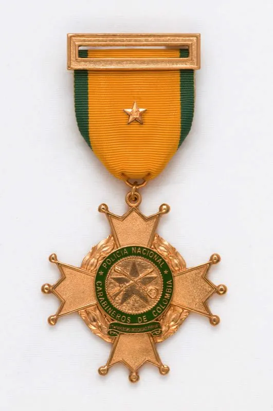Medalla Carabineros de Colombia. 