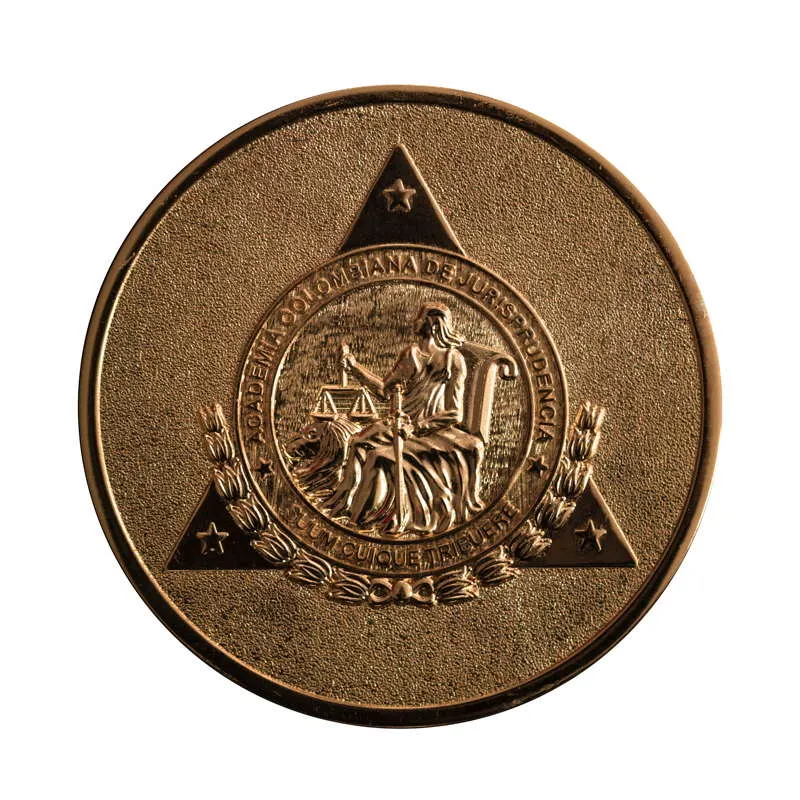 Medalla conmemorativa del 125 aniversario (anverso). 