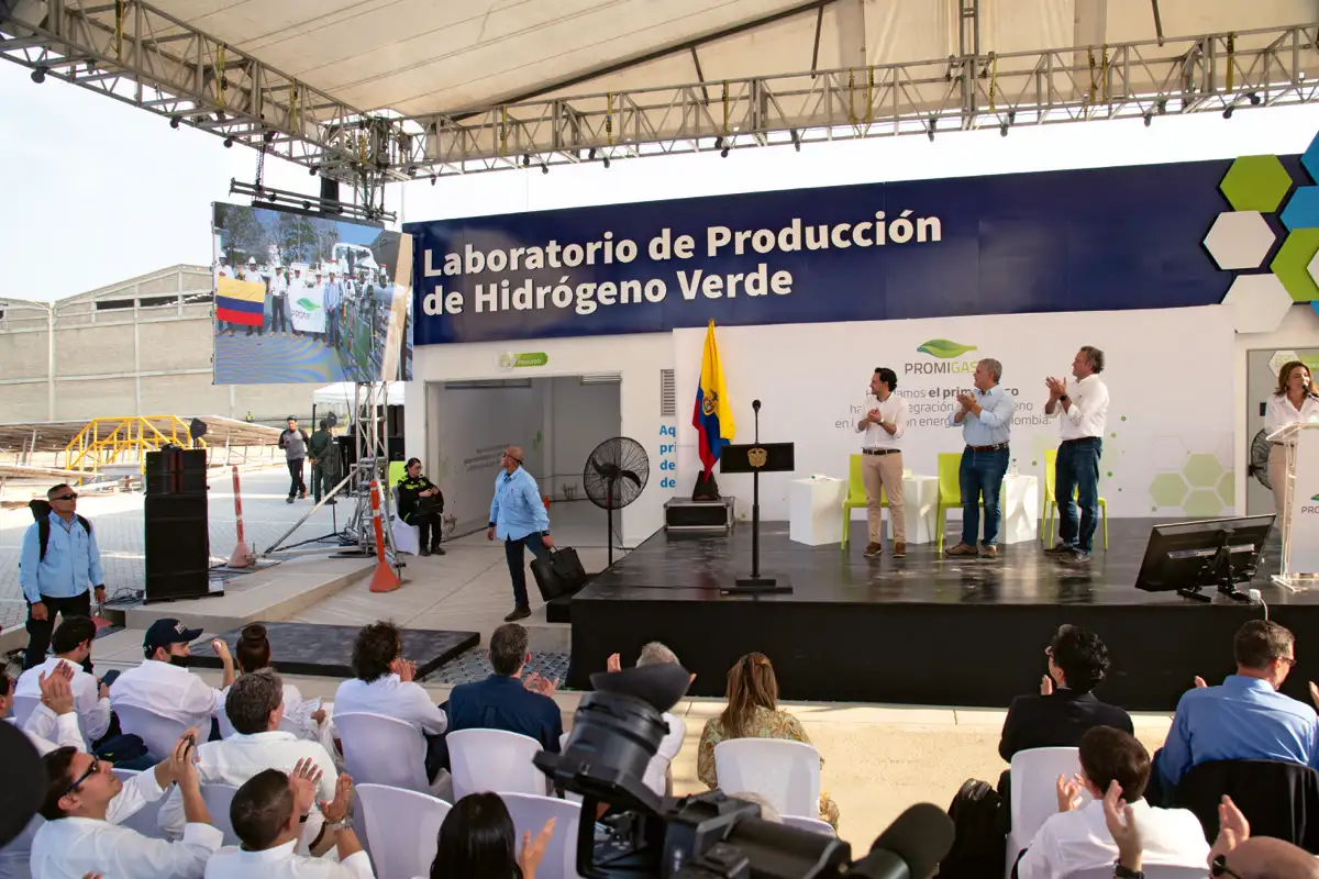 Inauguracin del Laboratorio de Hidrgeno Verde. Estacin Herica, Refinera Cartagena, Bolvar, 18 de marzo de 2022. 